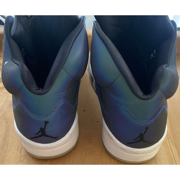 Nike Air Jordan 5 Retro Oil Grey Sneakers Womens Size 8.5 High Top CD2722-001 - Picture 9 of 16